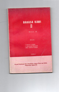 Bahasa Kawi II : Kelas. II