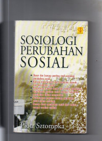 Sosiologi Perubahan Sosial