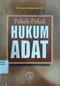 Pokok-pokok Hukum Adat