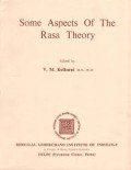 Some Aspects of the Rasa Theory