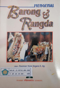 Mengenal Barong dan Rangda