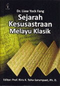 Sejarah Kesusastraan Melayu Klasik