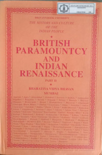 The History And Culture Of The Indian People : British Paramountcy And Indian Renaissance Part II Volume 10