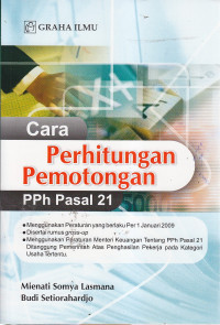 Cara Perhitungan Pemotongan PPh Pasal 21