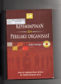 Kepemimpinan dan Perilaku Organisasi Edisi Ketiga