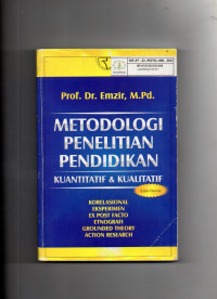 Metodologi Penelitian Pendidikan : Kuantitatif & Kualitatif