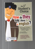 The 1st Student's Choice : How do They Say Them in English?